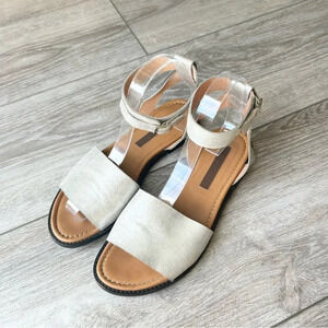 Modern Vintage Handmade All Leather Metallic Leather Sandals